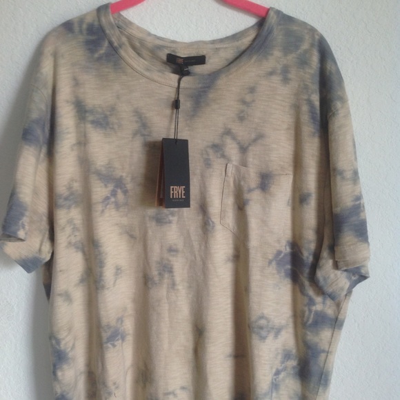 SOLD!Frye Blue Horizon Tie Dye Shirt - Picture 3 of 4